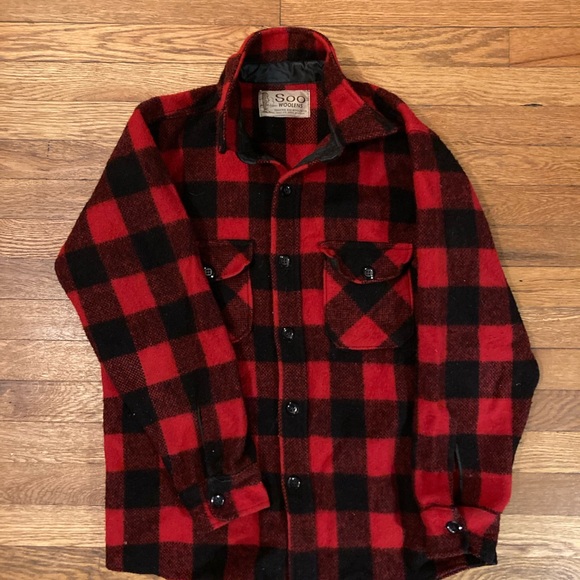 Vintage Wool Flannel Coat - Picture 1 of 3